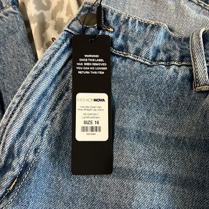 Straight leg jeans